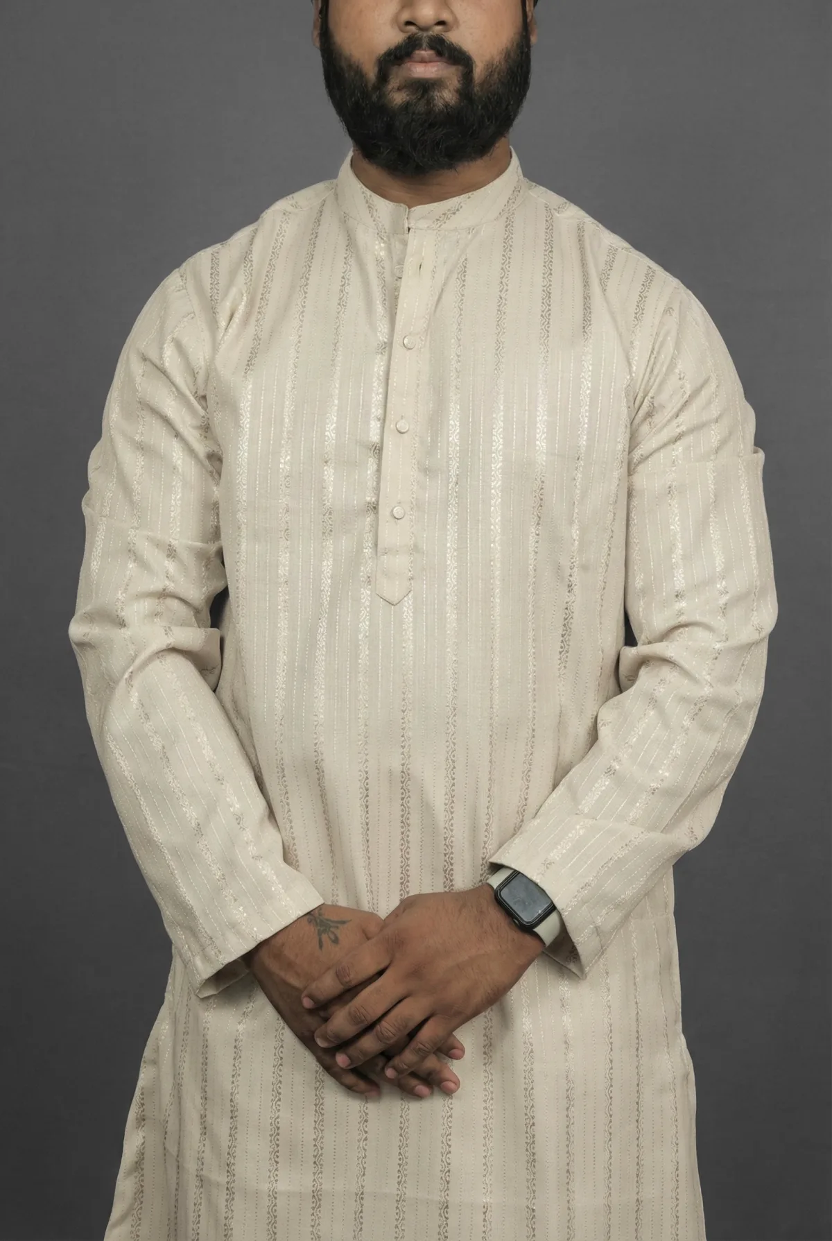 Savanna Glow Gold Kurta view 4