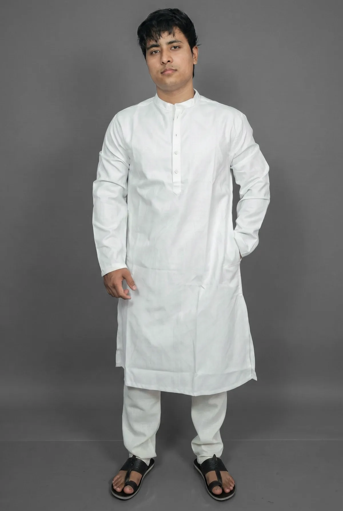 Classic Pearl White Kurta