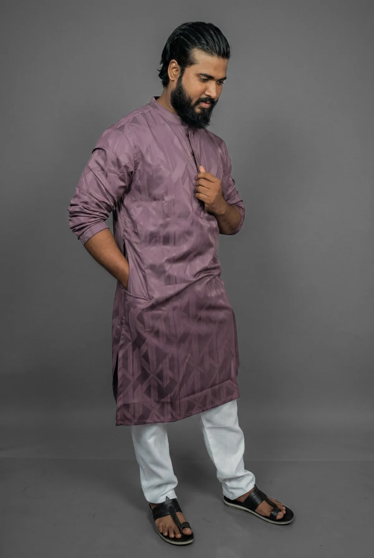 Twilight Berry Purple Kurta