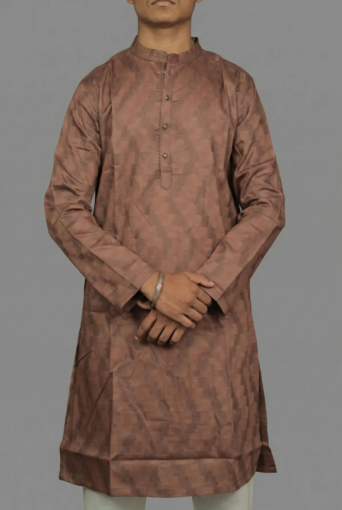Sienna Earth Brown Kurta view 4