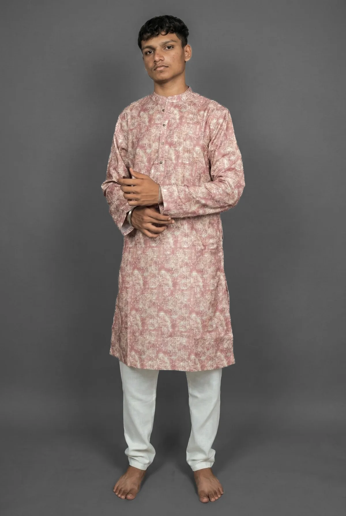 Desert Weave Beige Kurta