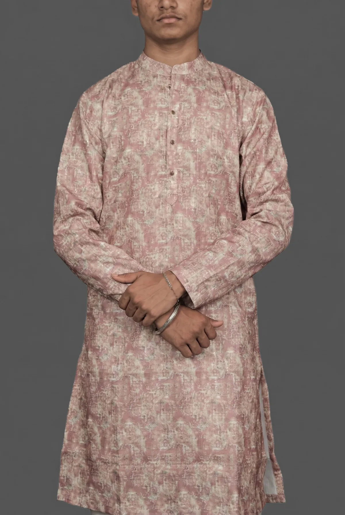 Desert Weave Beige Kurta view 4