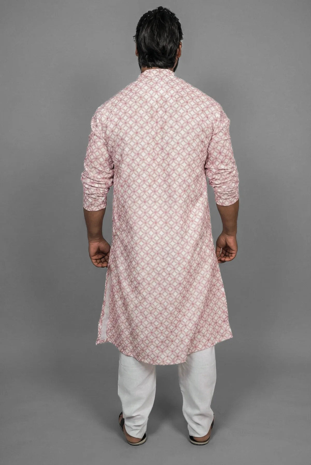 Autumn Wine Maroon Kurta Detail