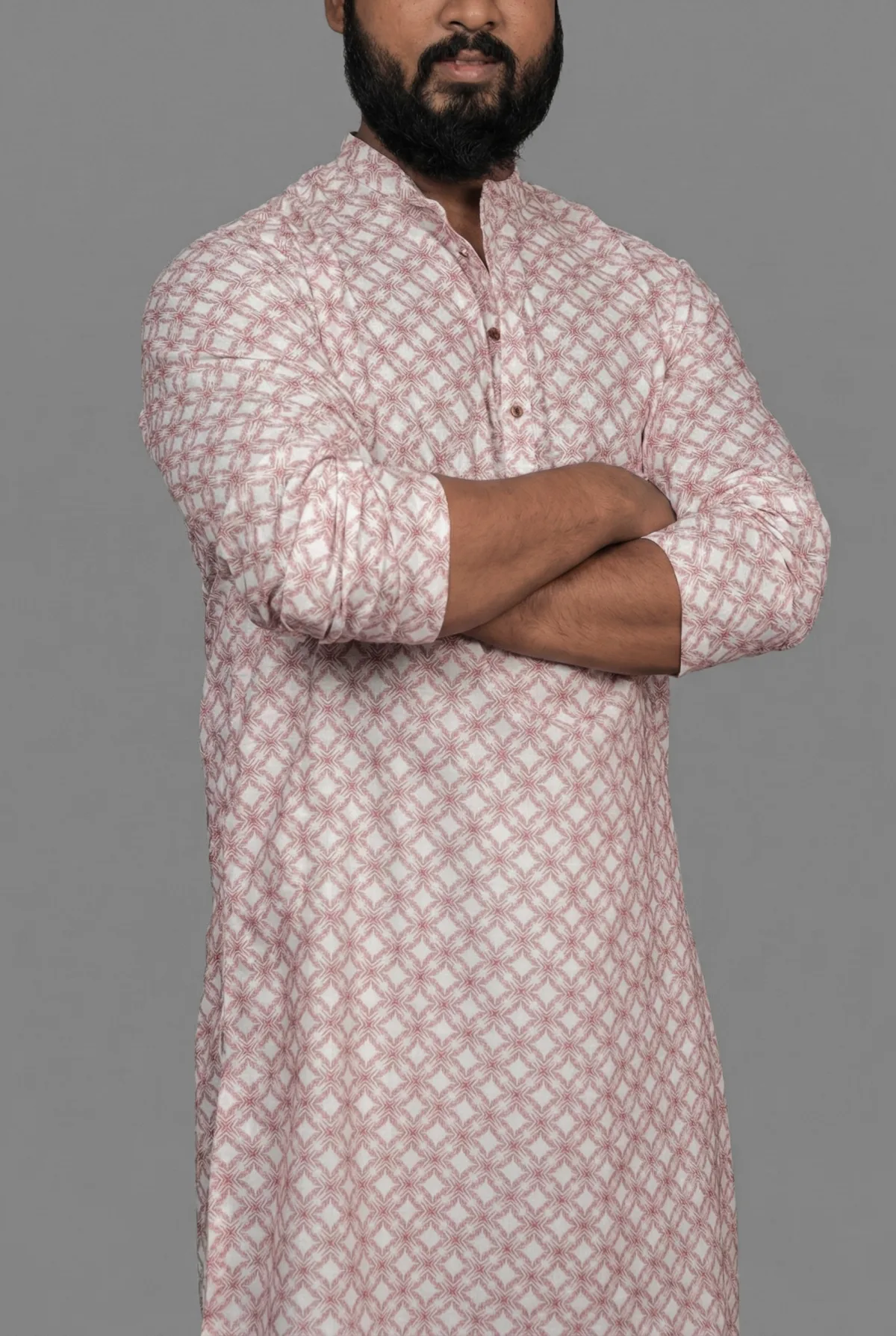Autumn Wine Maroon Kurta view 3
