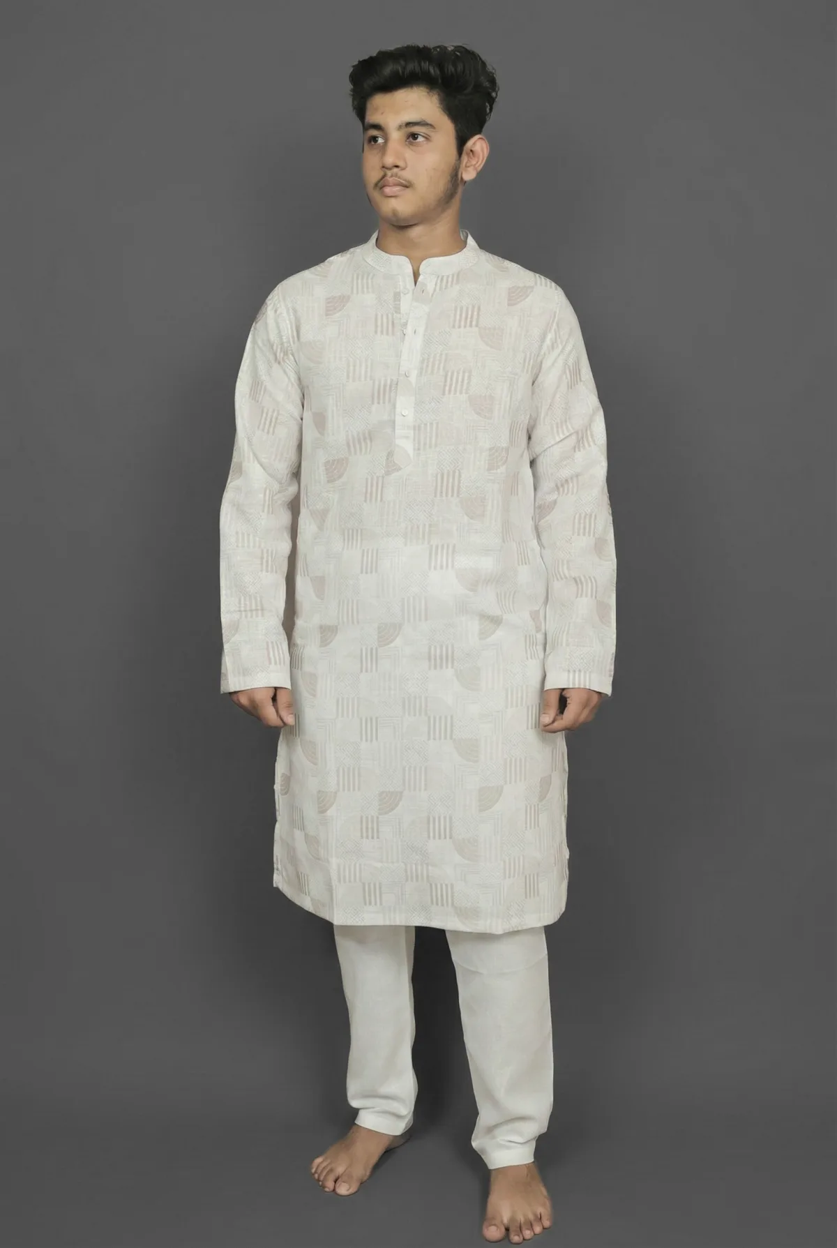 Dawn Stripe Blue Kurta