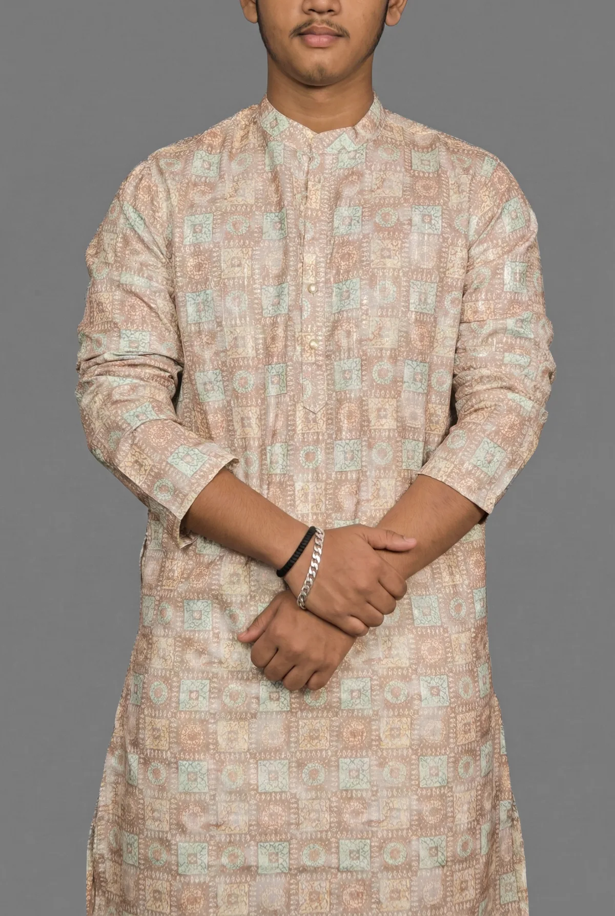 Coffer Stain Brown Kurta view 4