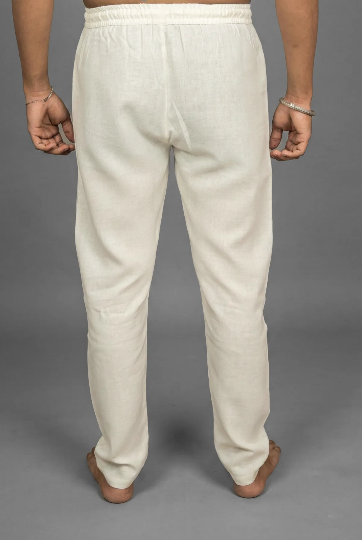 Cream Linen Pyjama view 3