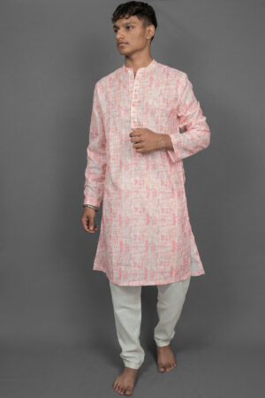 Coral Breeze Pink Kurta