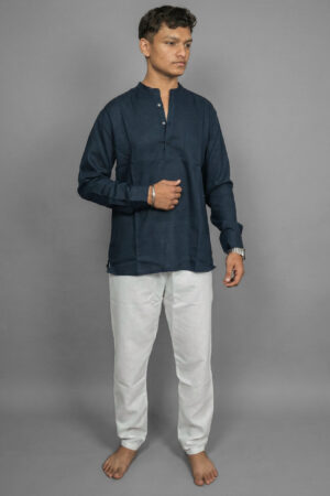 Kohl Shadow Navy Kurta