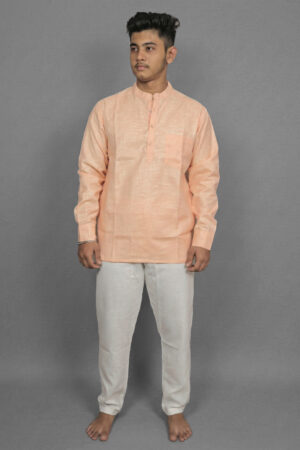 Coral Sunset Orange Kurta