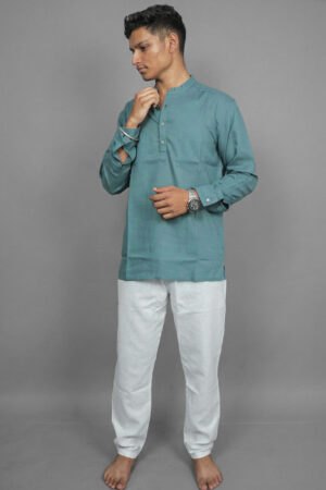 Emerald Stripe Green Kurta