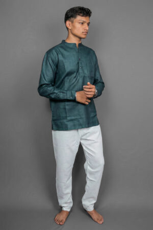 Forest Bottle Green Kurta