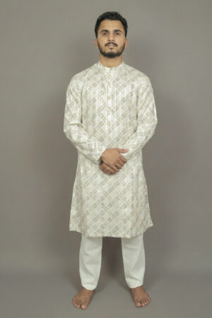 Divine mosaic gold kurta