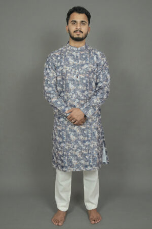 Avon depth navy kurta