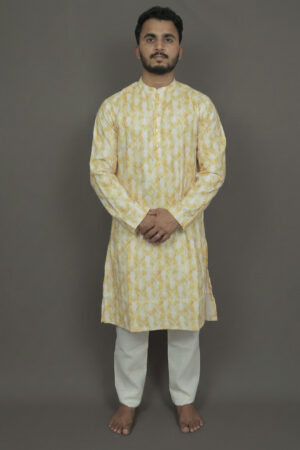 Melted Saffron Yellow Kurta