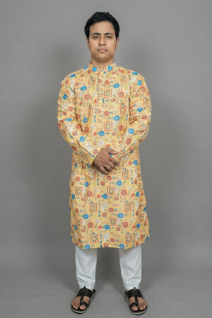 Regal Marwadi Yellow Kurta