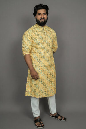 Avon Pollen Yellow Kurta