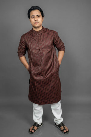 Mogambo Deep Maroon Kurta