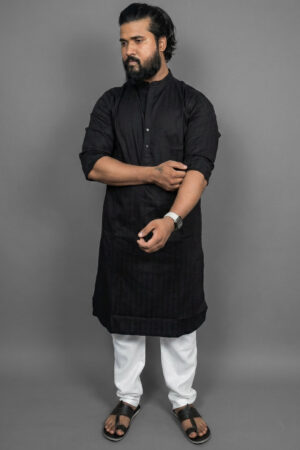 Black Pearl Night Kurta