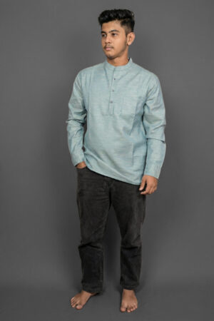 Skydenim Teal Blue Kurta