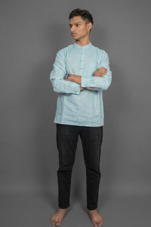 Glacier Mist Blue Kurta